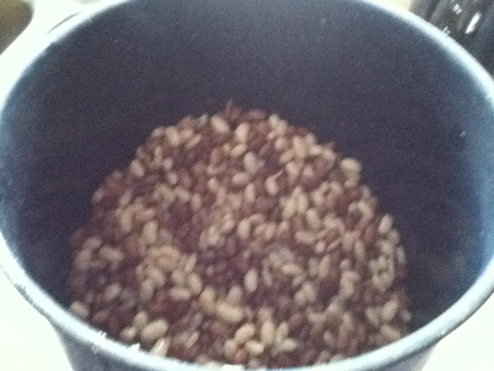These are the soaked beans that have been rinsed with clean water.