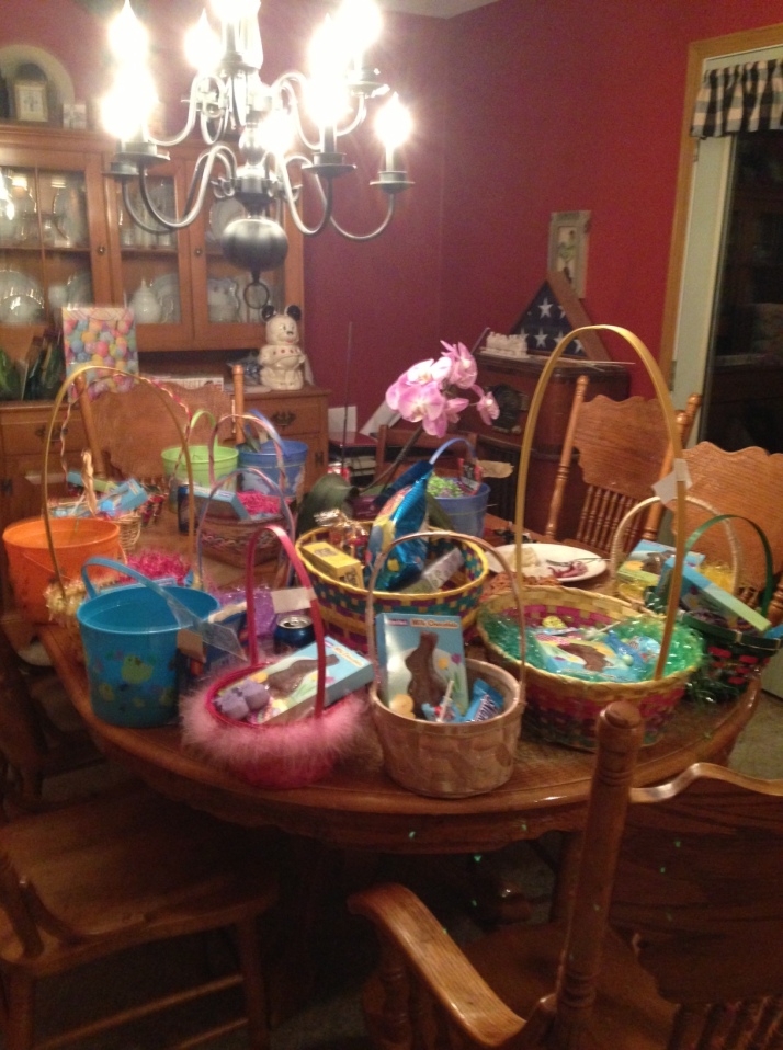 Too much Easter candy!  We are so blessed to have a wonderful family.