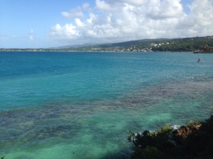 Beautiful ocean view from Jamaica